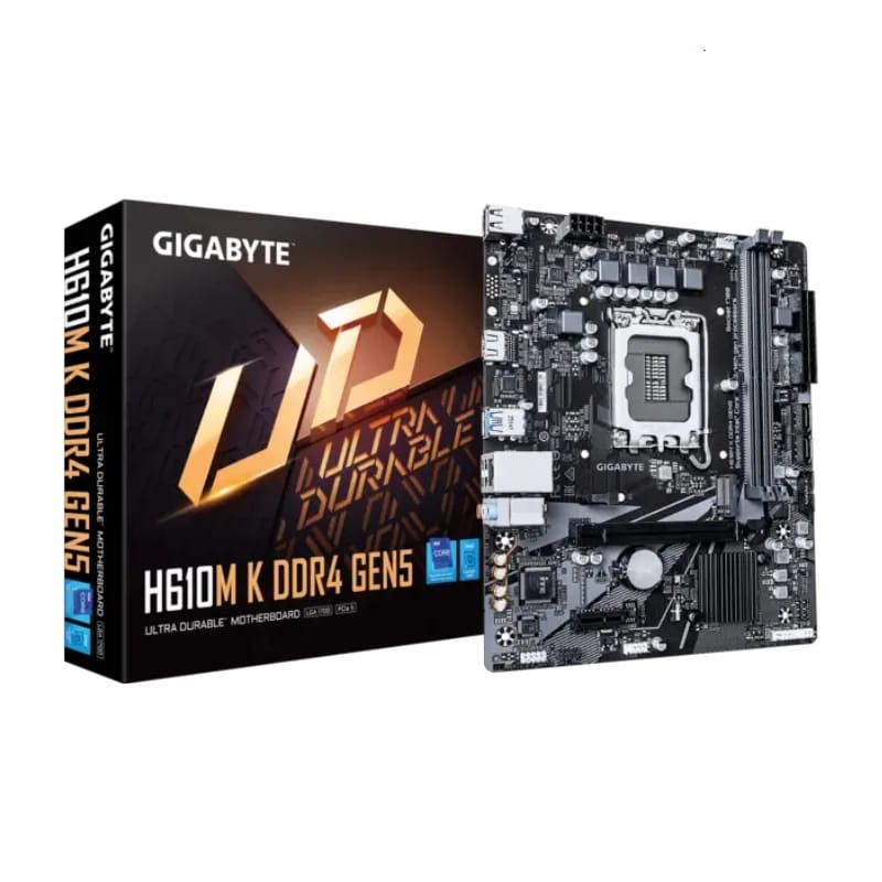 Motherboard Gigabyte H610M K DDR4 GEN 5 1700 (12va/13va/14va Gen)