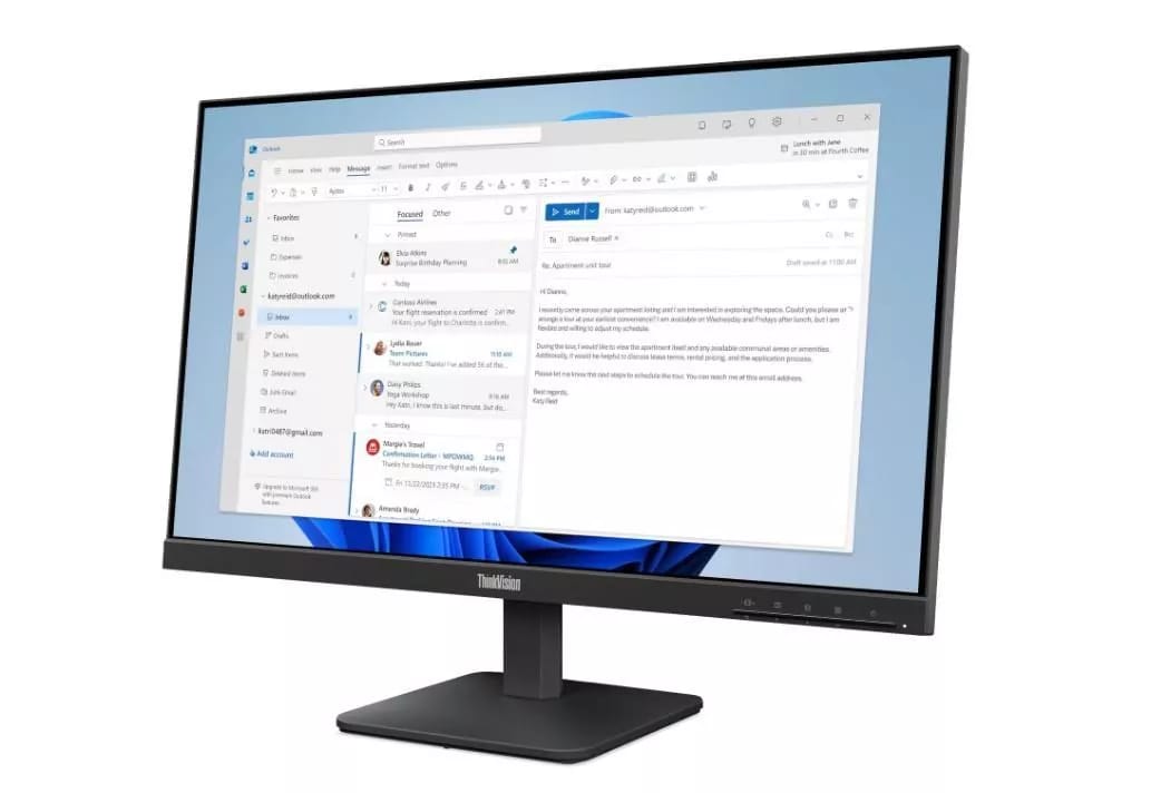 Monitor Lenovo S24-4E 23.8" Hdmi-Vga