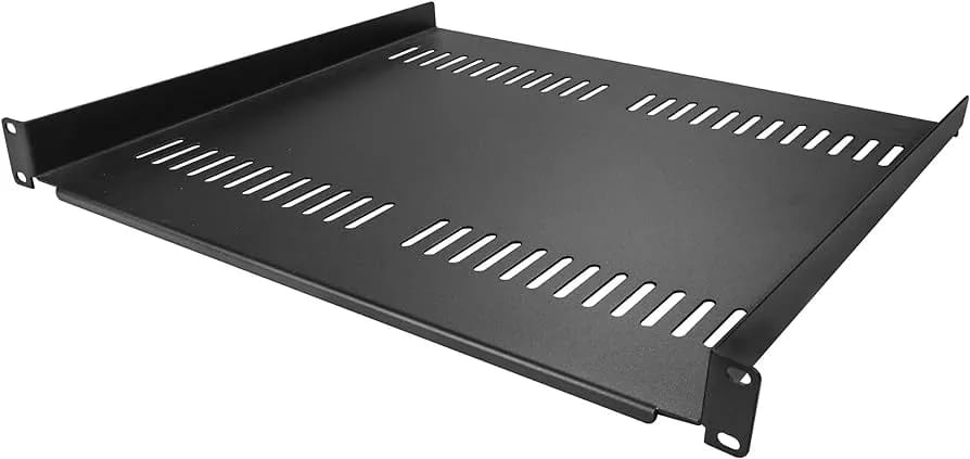 Estante ventilado Gabitel 19" 1U 400mm negro E-F-1U4N