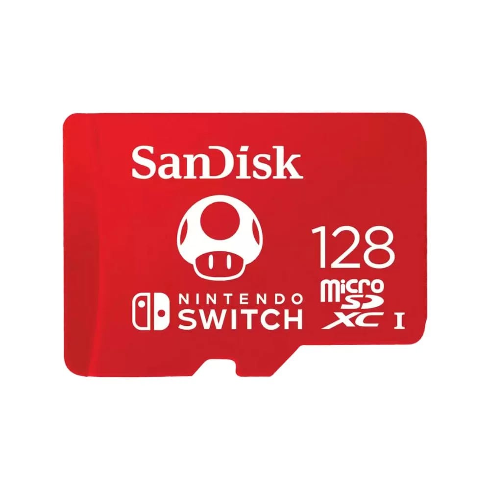 Tarjeta de memoria SanDisk microSDXC 128GB para Nintendo Switch UHS-I 100MB/s
