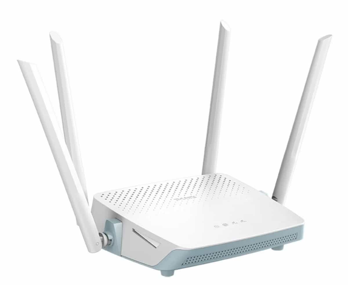 Router D-Link R12 Smart WiFi 5 AC1200 4 antenas Dual Band blanco