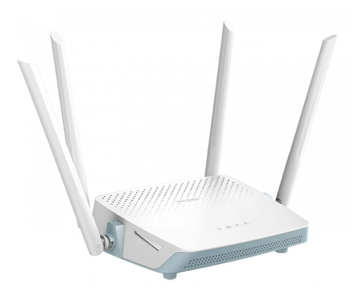 D-LINK Router R12 Smart WIFI 5 AC1200 4 Antenas Dual Band - Blanco