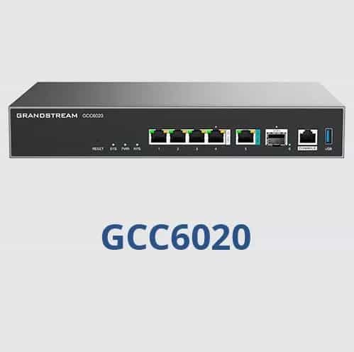 Router VPN Grandstream GCC6020 con PBX IP y firewall integrados