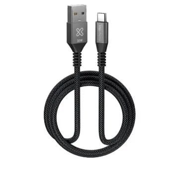 CABLE KLIPXTREME KX POWER GO 750 KX USB-C cable 240W 480mbps 6ft18m BRAIDED (KAC-750-6FT)