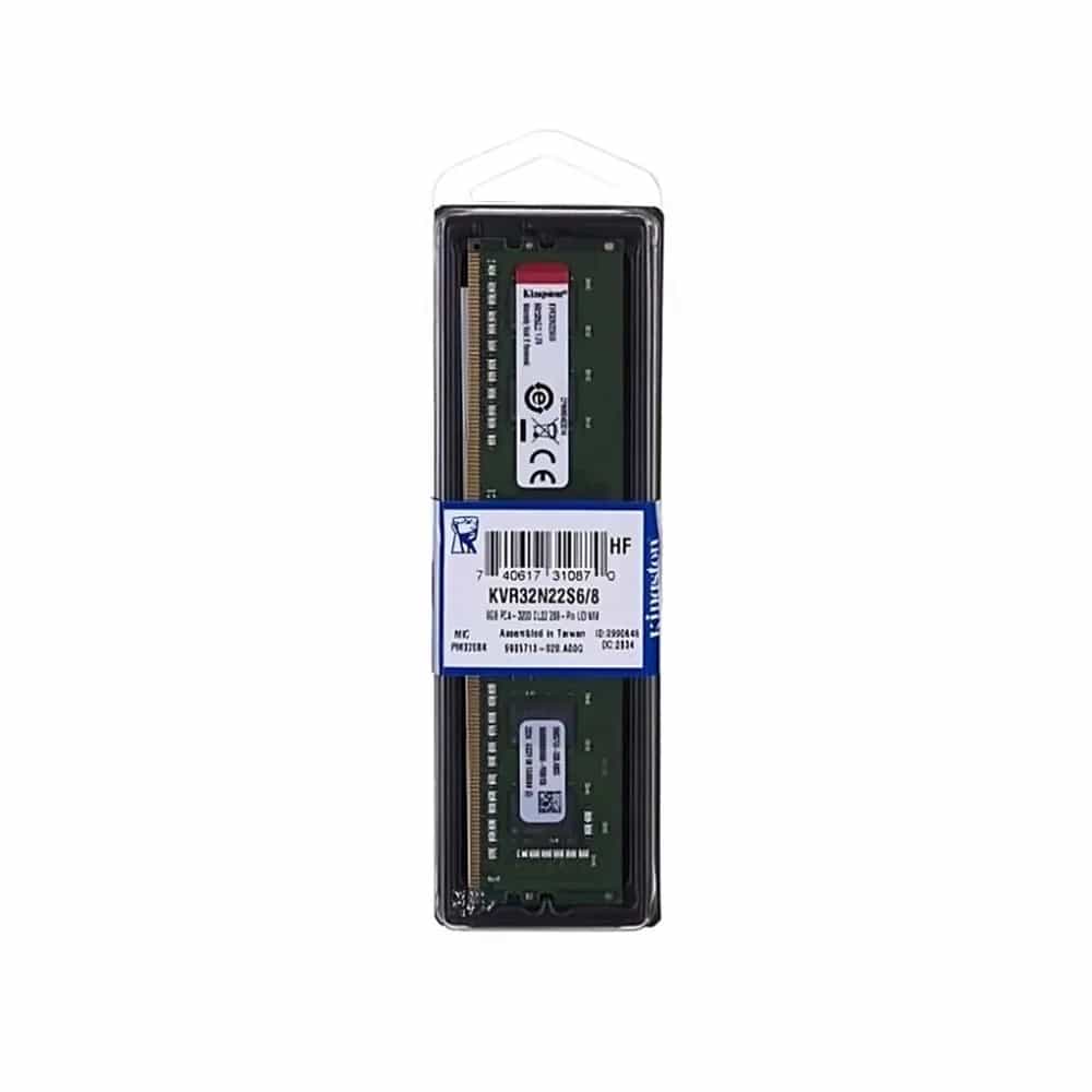 Memoria DDR4 8GB Kingston 3200MHZ CL22 Kvr