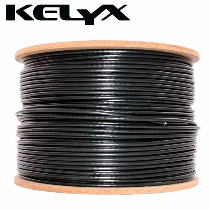 Cable UTP Kelyx Cat 6 exterior rollo 305 metros CCA 23 AWG doble vaina