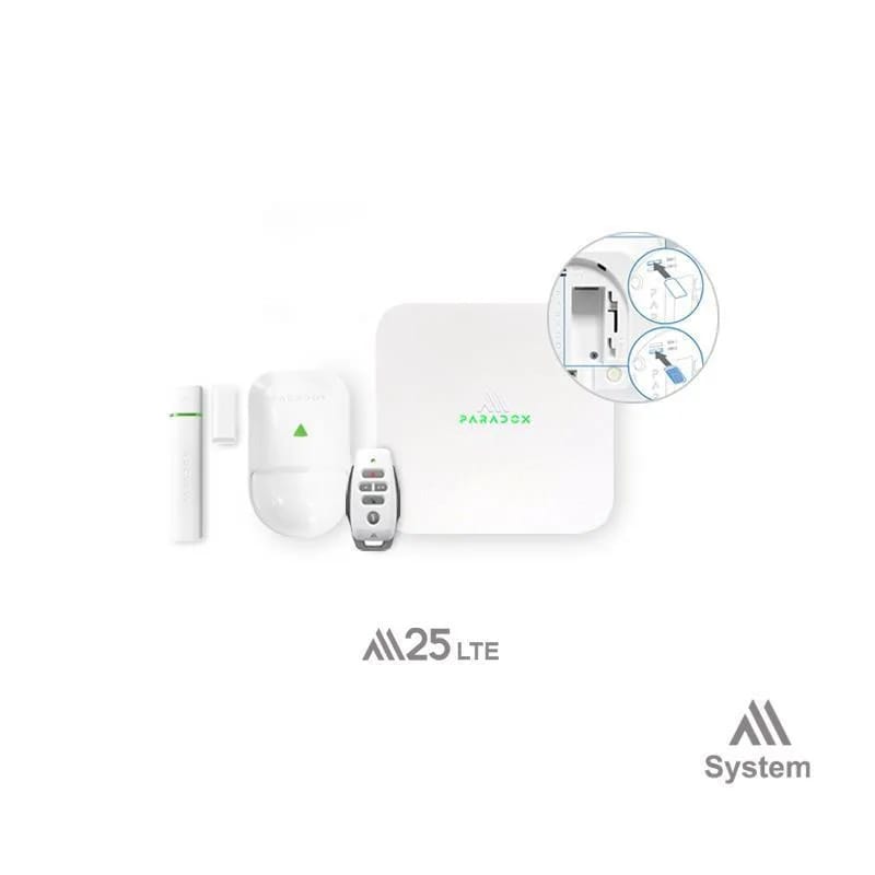 Kit de alarma inalámbrica Paradox M25 LTE