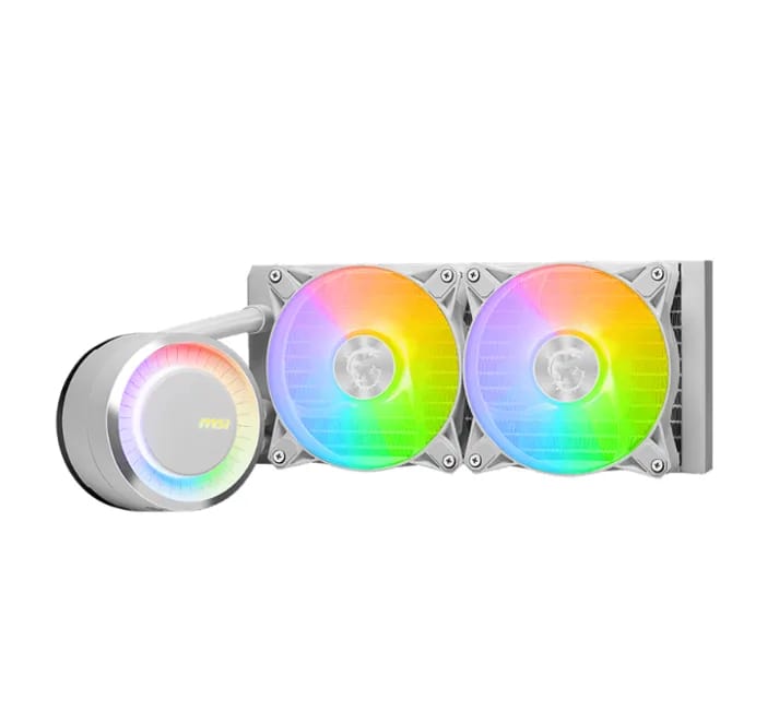 Water Cooling MSI MAG CORELIQUID E240 2x CPU Cooler 240mm White