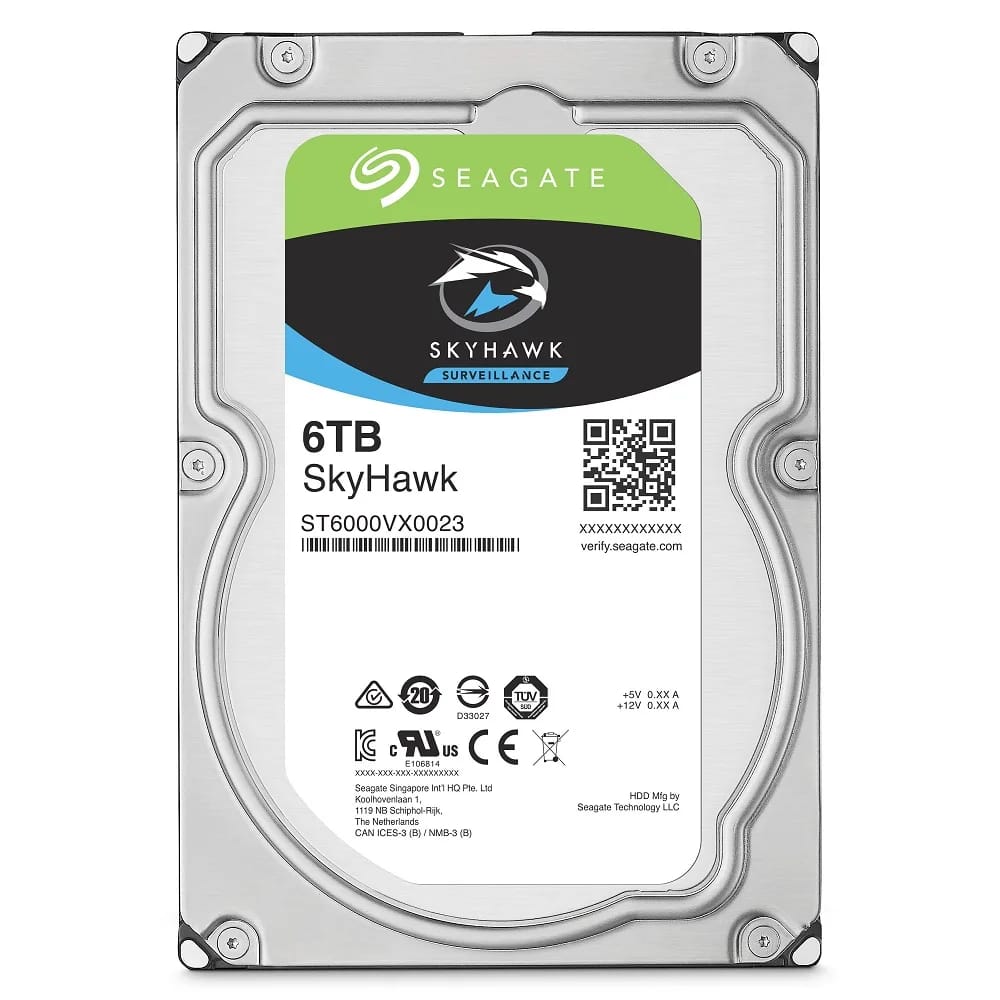 Hd 6TB Seagate SATA 6GB/S 5400 Skyhawk Cctv