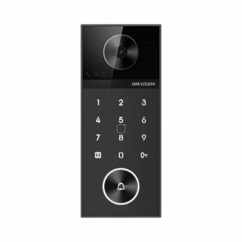 Frente de videoportero IP Hikvision exterior 4MP 150° DS-KV6124-WBE1