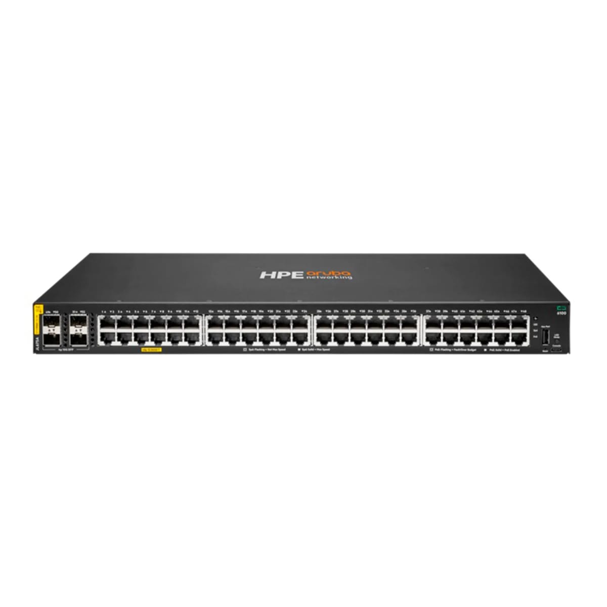 Switch 48P Aruba 6100 POE+ 370W 4SFP+