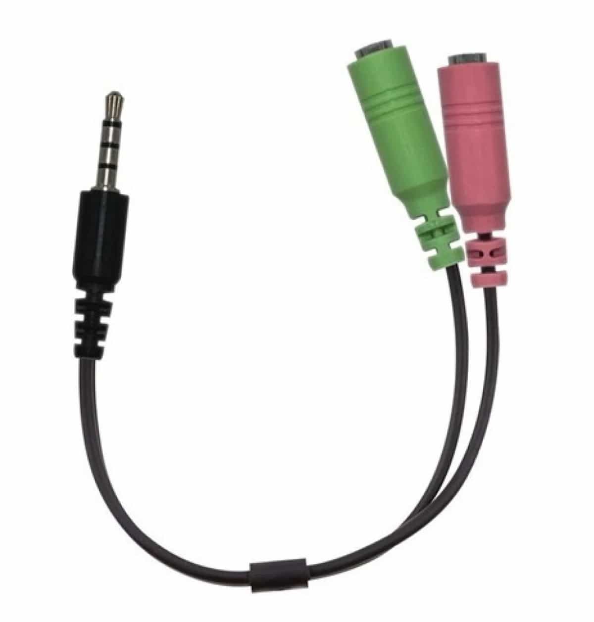 Genius Adaptador Audio y Mic a Miniplug