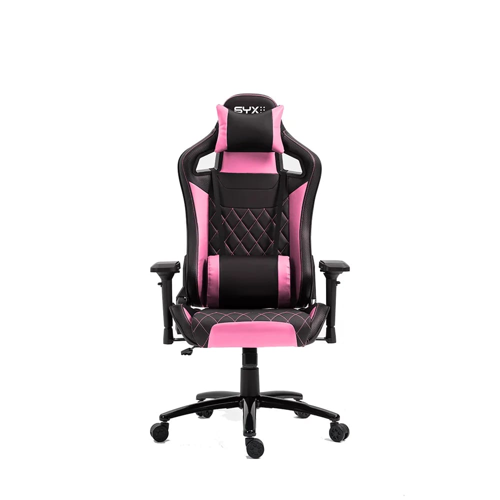 Silla Gamer Syx CH-451 Pk Rosa Negro