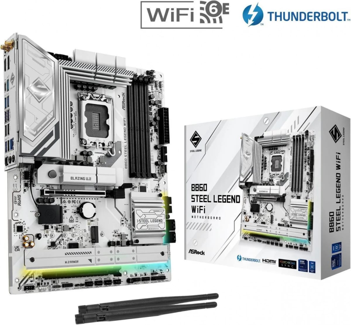 Motherboard ASROCK (LGA1851) B860 STEEL LEGEND WIFI