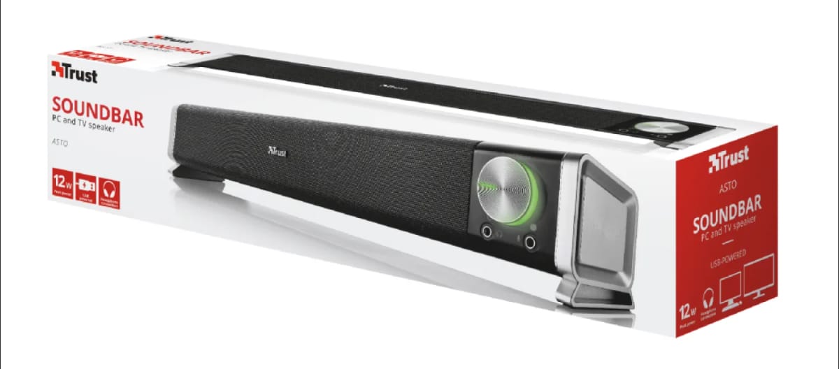 Parlante Barra de Sonido Trust Asto