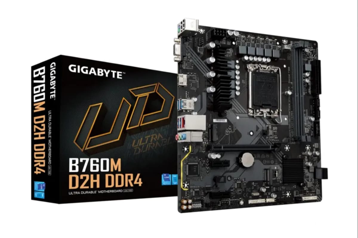 Motherboard GIGABYTE (LGA1700) B760M D2H DDR4