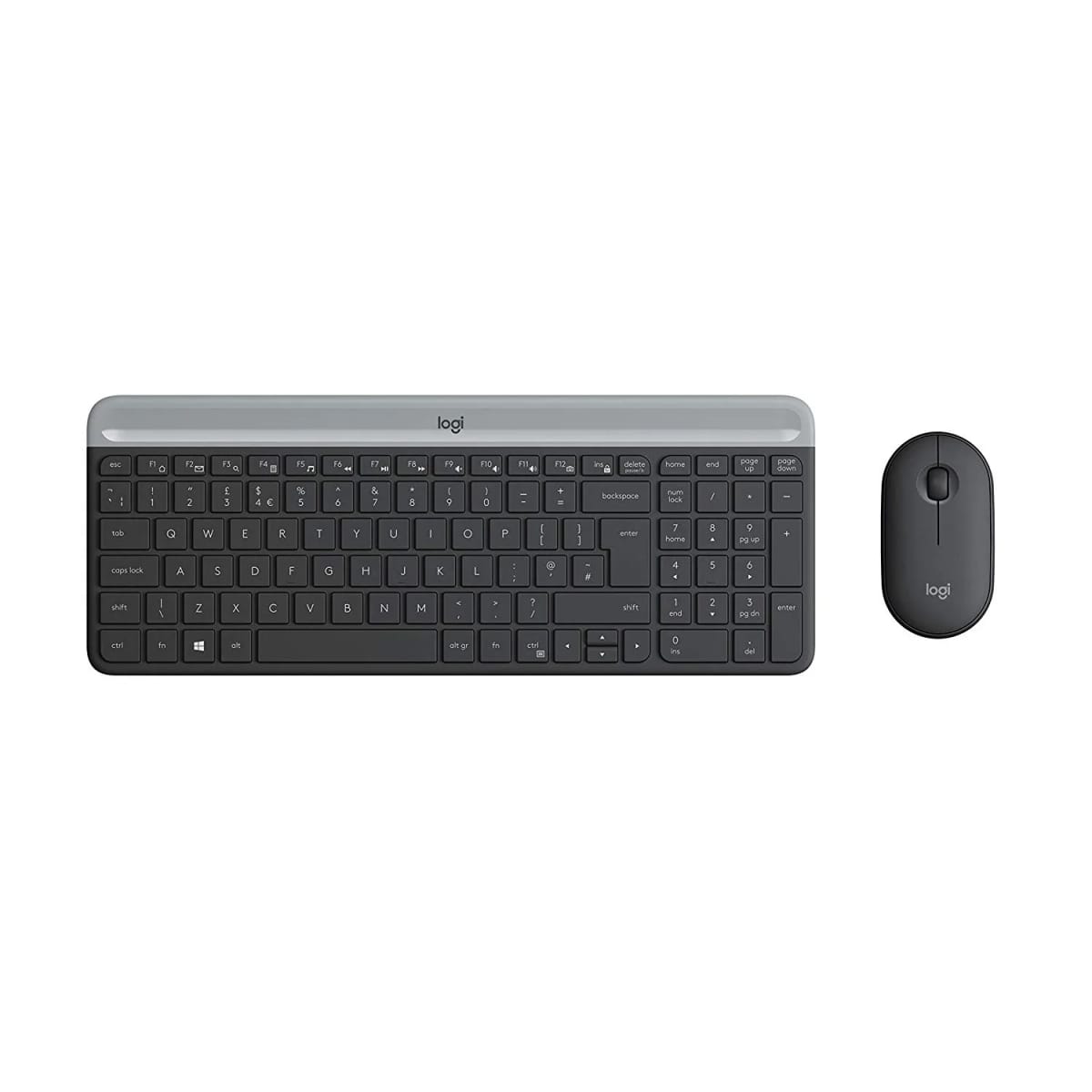 Combo Logitech Teclado y Mouse Slim Inalambrico MK470