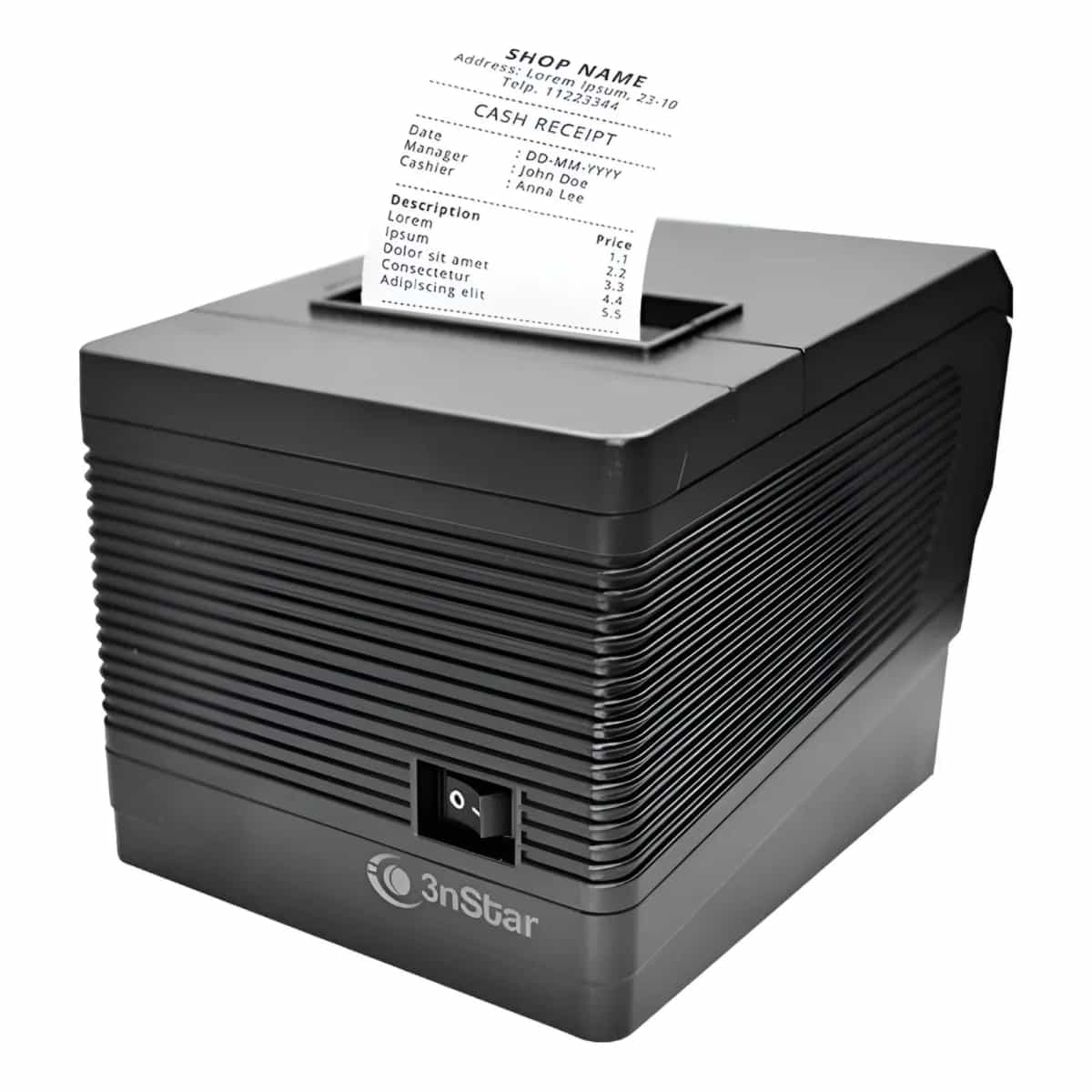 Impresora Termica De Recibos 3nstar RPT008 LAN+USB+Serial 80mm Negro