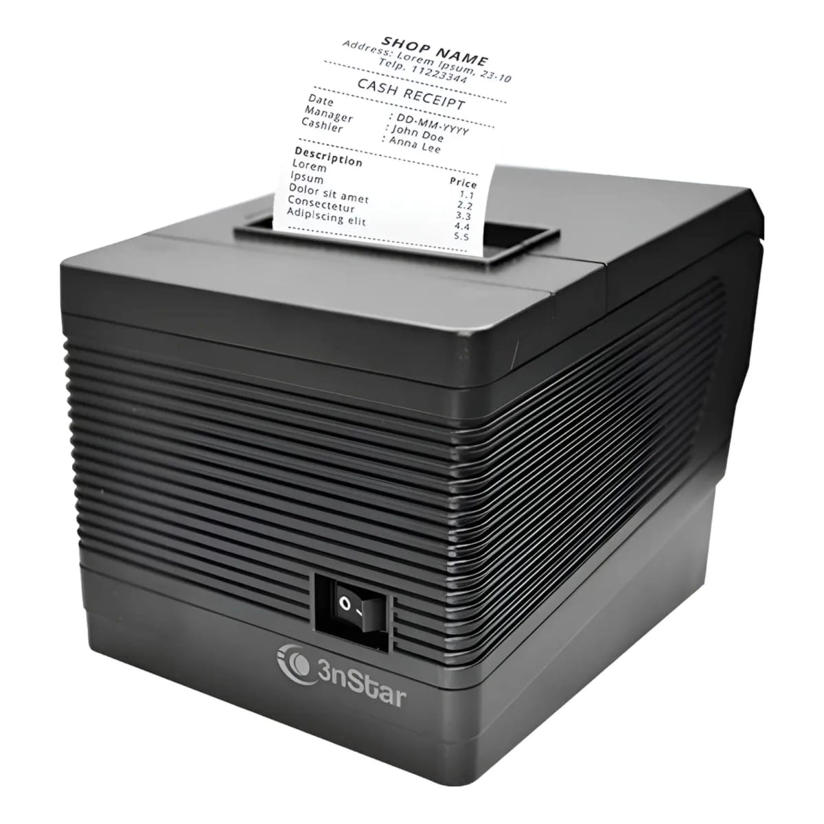 Impresora Termica De Recibos 3nstar RPT008 LAN+USB+Serial 80mm Negro
