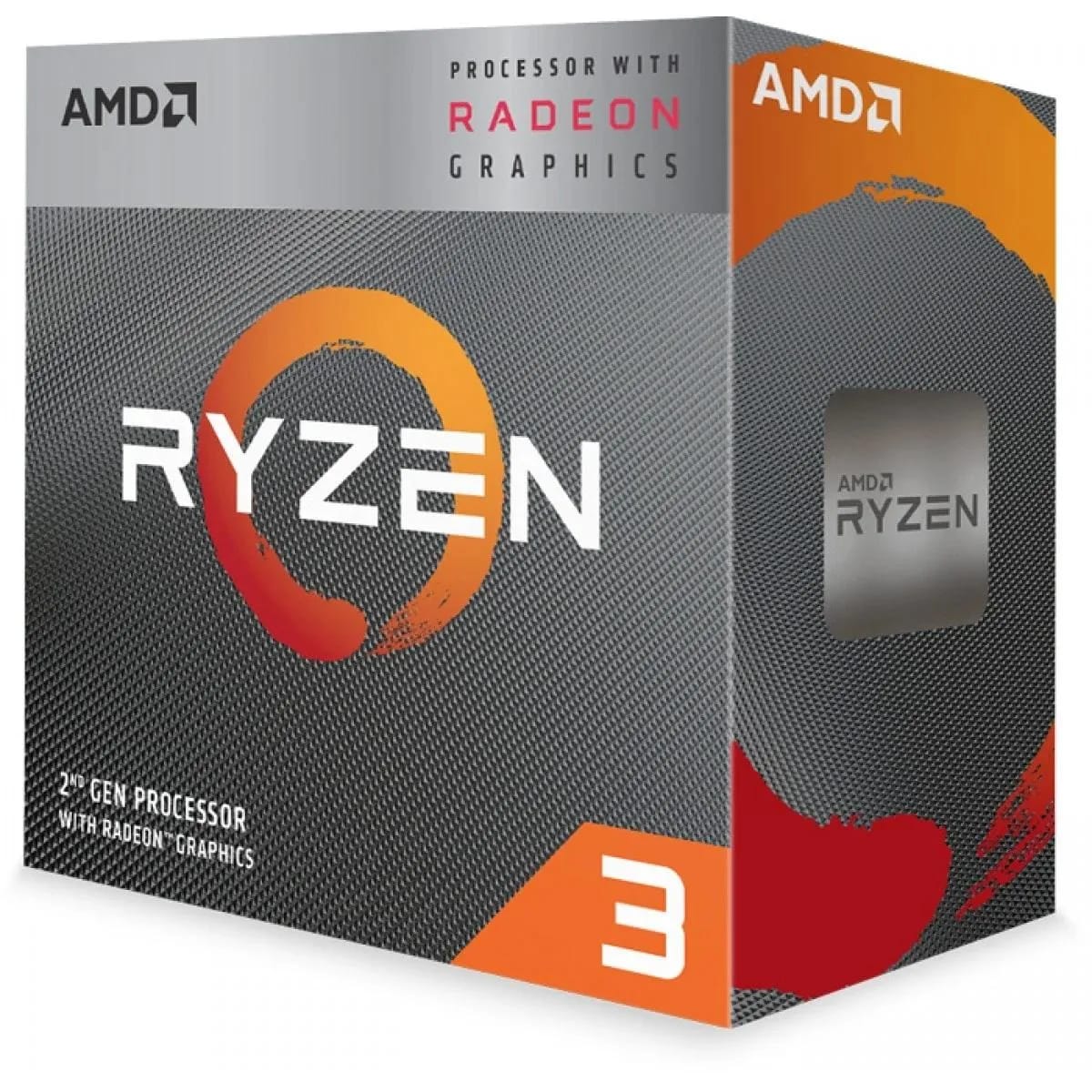 CPU AMD Ryzen 3 3200G AM4 65W Tray Sin Cooler