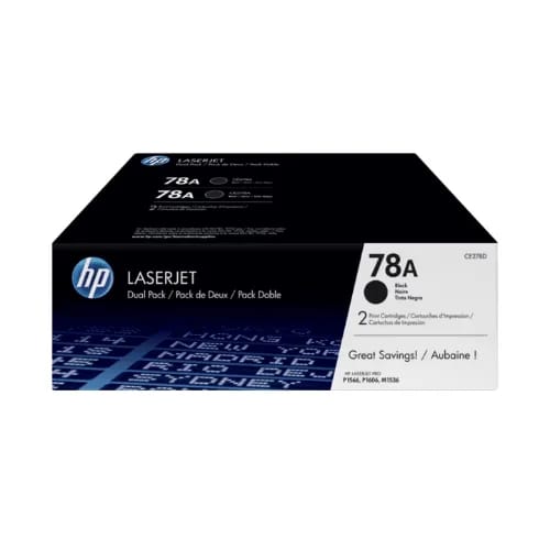 CE278AD HP 78A Blk Dual Pack LJ Toner Cartridge
