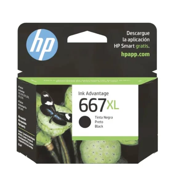 3YM81AL HP 667XL Black Ink Cartridge