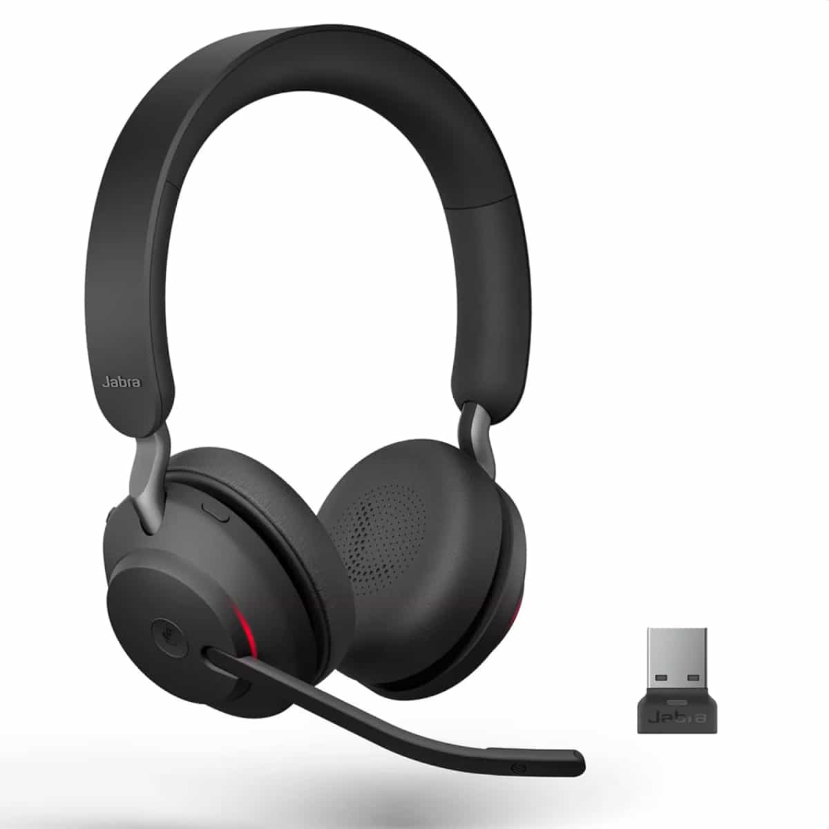 Auricular Bluetooth Jabra Evolve2 65 Link380A MS estéreo USB-A