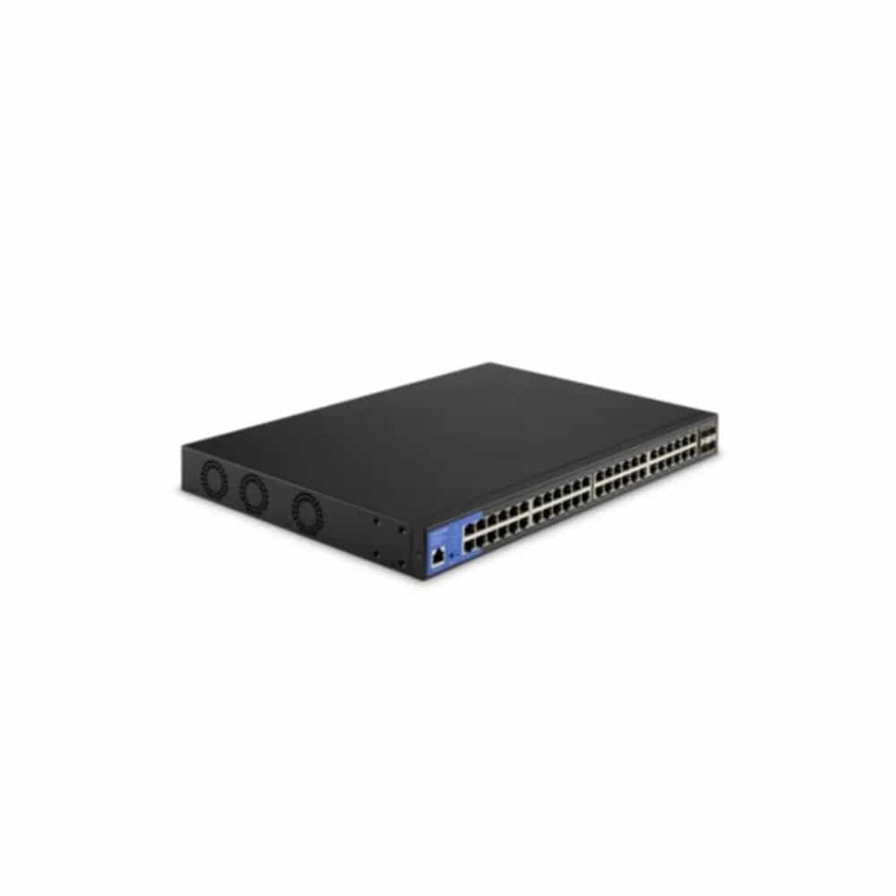 48-PORT Managed POE+ GE Switch 4 10G SFP+ 740W Taa