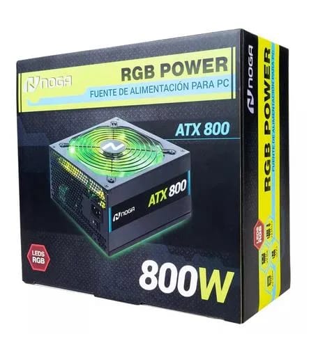 Fuente ATX 800 Watt Noganet Box Cooler SATA (ATX 800)