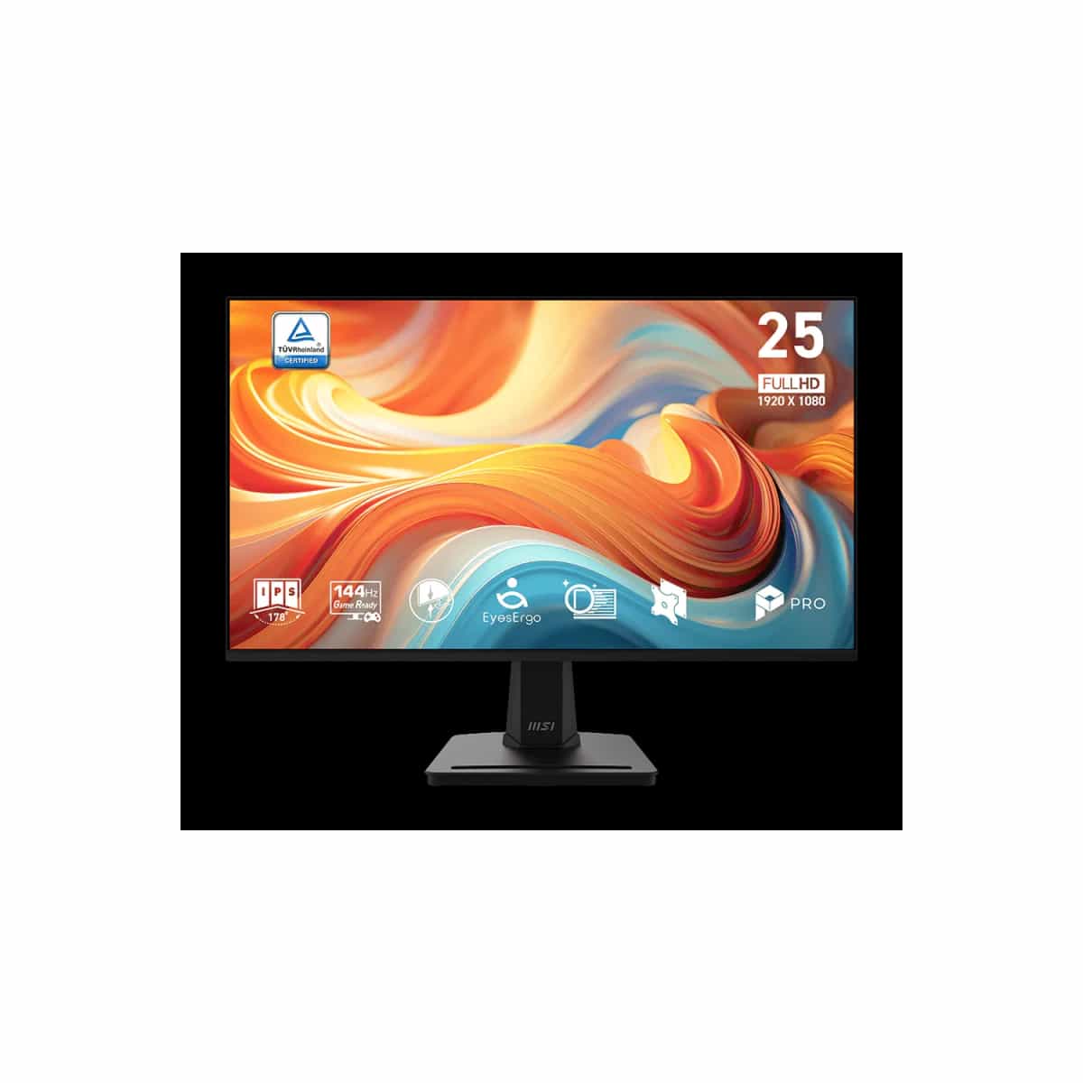 Monitor MSI PRO MP251 E14L 24,5" FullHD 144Hz IPS Ficha USA
