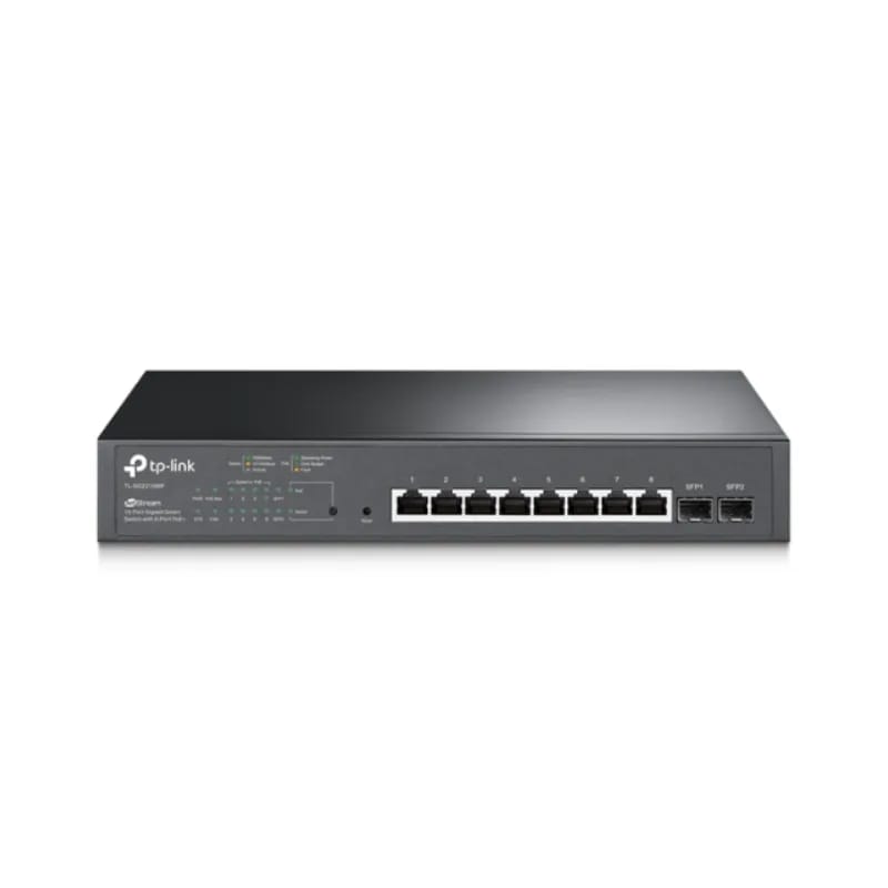 Switch TP-Link Omada SG2210MP JetStream 8 puertos Gigabit PoE+ 150W 2 SFP