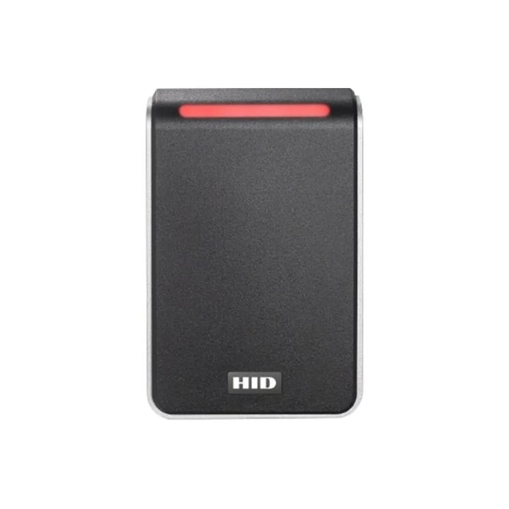 Signo40; Wall mount; Standard Profile; OSDP/Wiegand; Pigtail; Mobile Ready; BLE; Avigilon Logo