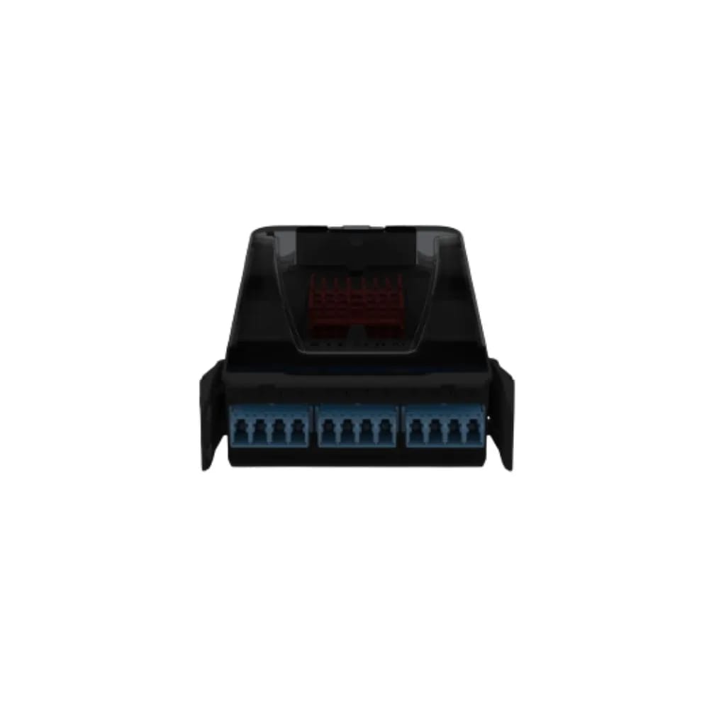 Fiber, Splice Cassette, LightVerse, 12 Fiber, LCU, OS2, Blue Adapter, 900um Buffered LSOH, Black Housing, 1 Meter