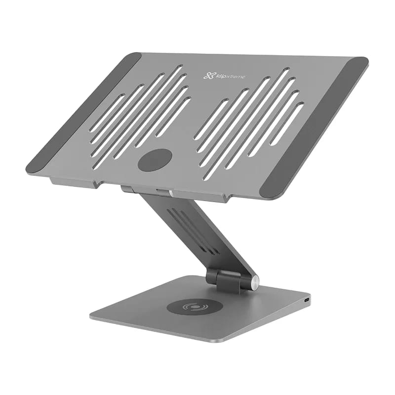 Docking Station Klipxtreme Dockstar 9 en 1 con Soporte para Laptopy Plataforma Carga Inalámbrica (K