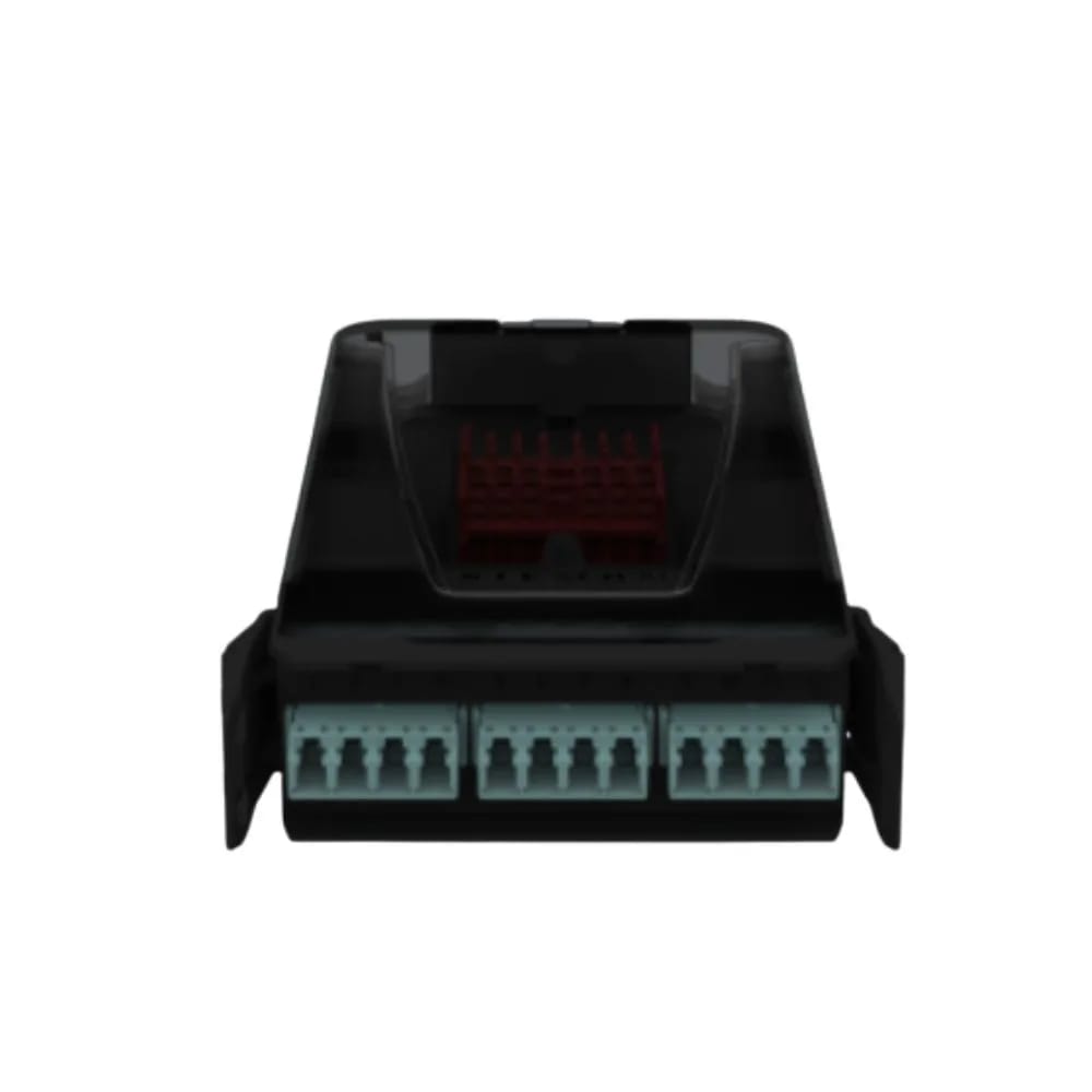 Fiber, Splice Cassette, LightVerse, 12 Fiber, LC, OM4, Aqua Adapter, 900um Buffered LSOH, Black Housing, 1 Meter