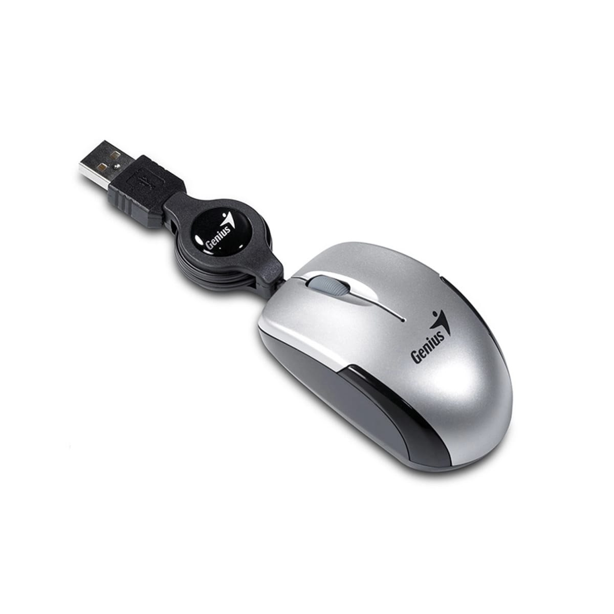 Mouse con cable GENIUS Micro Traveler V2 Plata