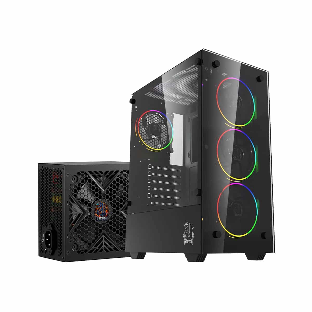 Pc Gamer Raptor Sentinel con Fuente Raptor Volt 500W 80+ Bronze