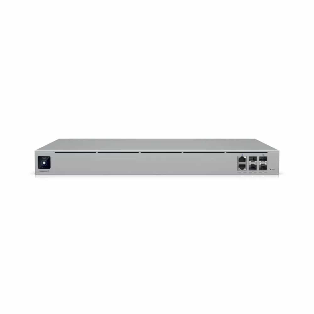 Enterprise-grade 25 Gbps UniFi Cloud Gateway with three WAN ports, high availability, and a full suite of advanced routing and security features