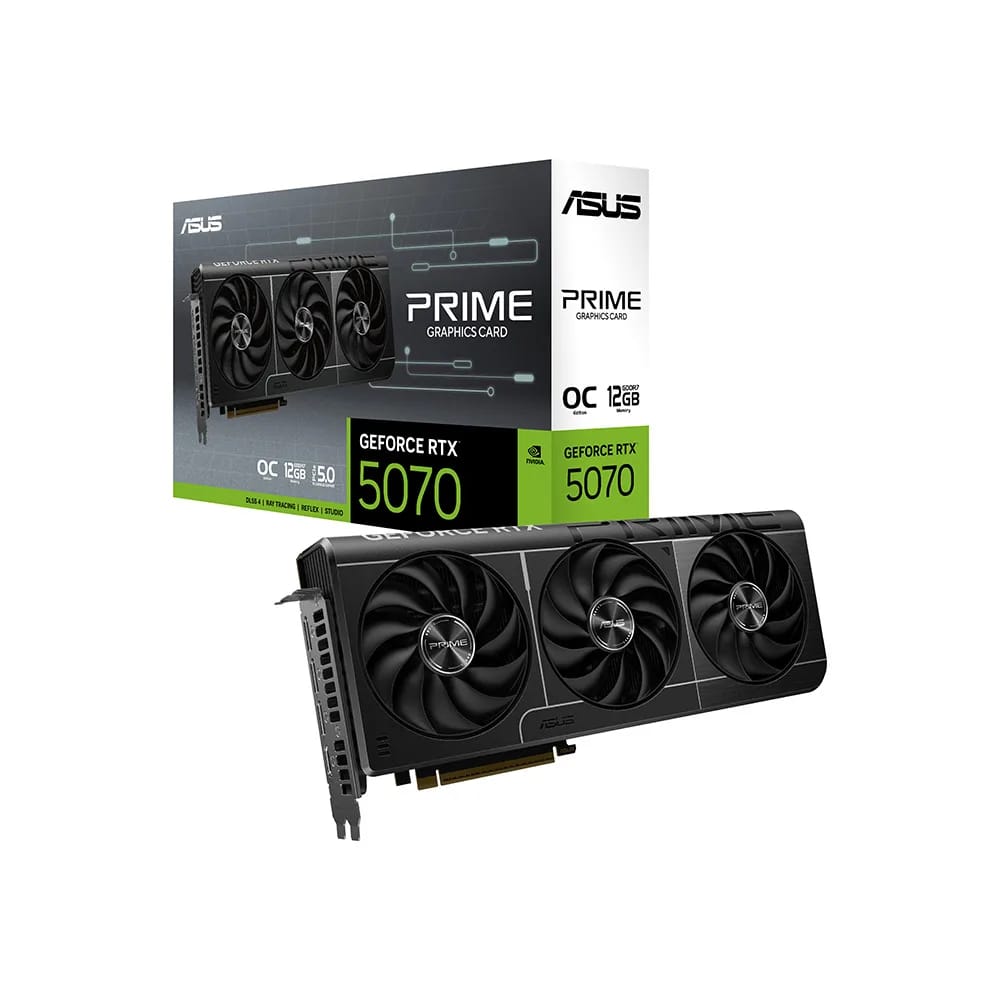 Placa de video ASUS Prime RTX 5070 OC 12GB GDDR7 90YV0M10-M0AA00