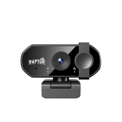 Web Cam Raptor Vision 4K con microfono con tapa