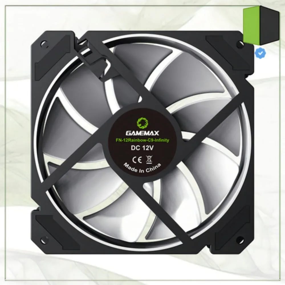 Cooler fan GameMax para gabinete 120mm ARGB FN-12RAINBOW-C9-INFINITY