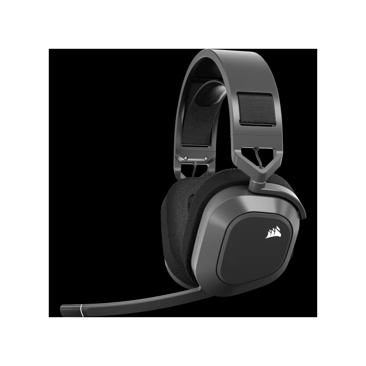Auriculares gaming CORSAIR HS80 MAX WIRELESS, gris acero