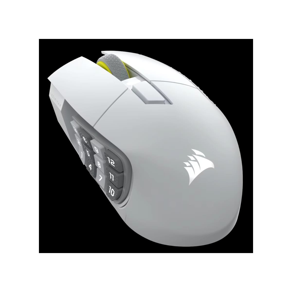 Mouse gamer CORSAIR MMO SCIMITAR ELITE Wireless SE, blanco