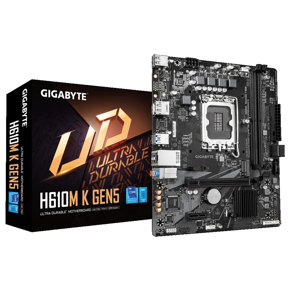 Mother Gigabyte H610M K GEN5 DDR5 1700 (12va/13va/14va Gen)