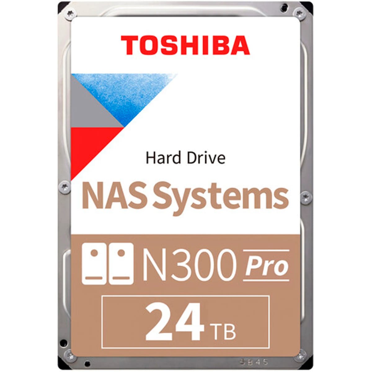 Disco duro Toshiba N300 Pro NAS 24TB SATA 3.5" 7200rpm CMR HDWG82EXZSTB