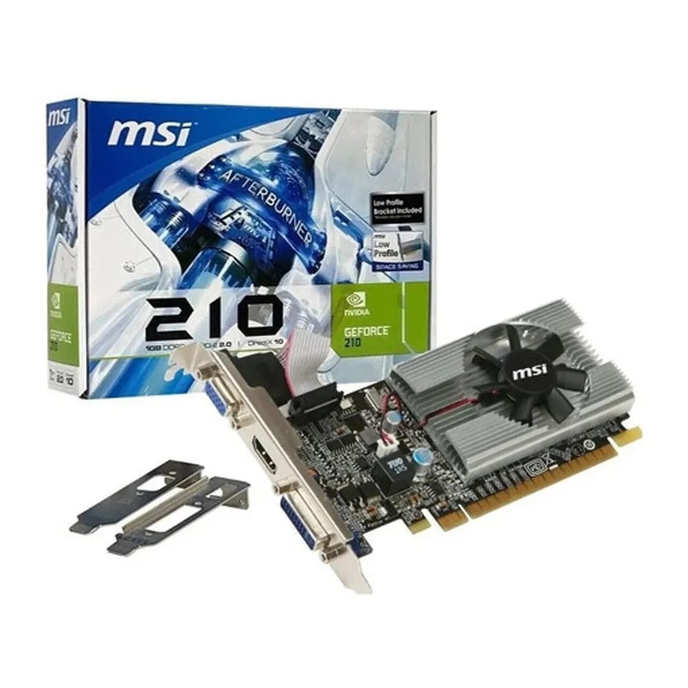 Placa de video MSI G210 1GB DDR3 LP Single Slot 912-V809-3634