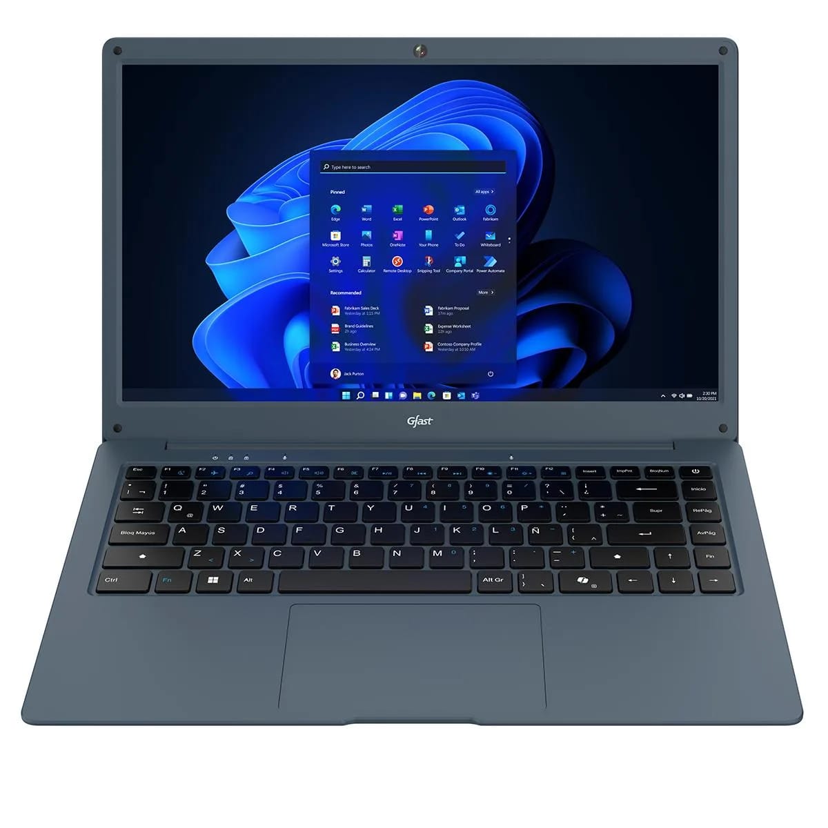 Notebook Gfast N-154 Intel Celeron 4GB SSD 128GB Windows 11 Gris