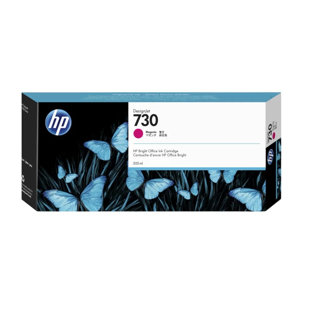 P2V69A HP 730 300-ml Magenta Ink Cartridge