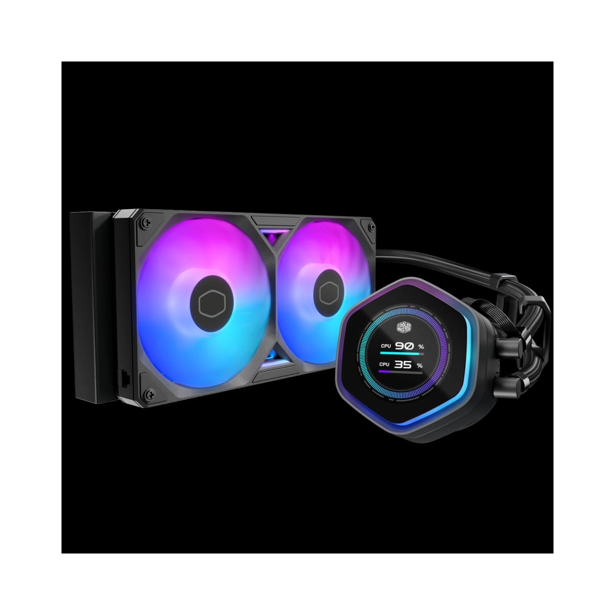 Water cooler CPU Cooler Master MasterLiquid 240 Atmos II LCD ARGB MLX-D24M-A25SZ-L1