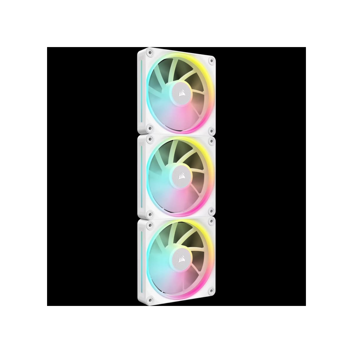 Kit de ventiladores CORSAIR iCUE LINK LX120 RGB de 120 mm x3 blanco